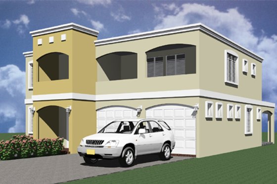 Exterior - Other Elevation for Modern House Plan #495-4 - 3 bed, 2.5 bath