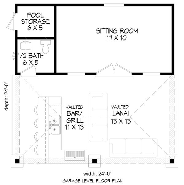 Architectural House Design - Country Floor Plan - Main Floor Plan #932-354