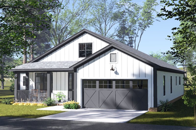 House Blueprint - Exterior - Other Elevation 2 for Farmhouse House Plan #513-2449 - 4 bed, 3.5 bath