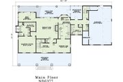 Southern Style House Plan - 4 Beds 3.5 Baths 2476 Sq/Ft Plan #17-299 Floor 