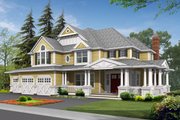 Country Style House Plan - 4 Beds 3.5 Baths 4430 Sq/Ft Plan #132-169 