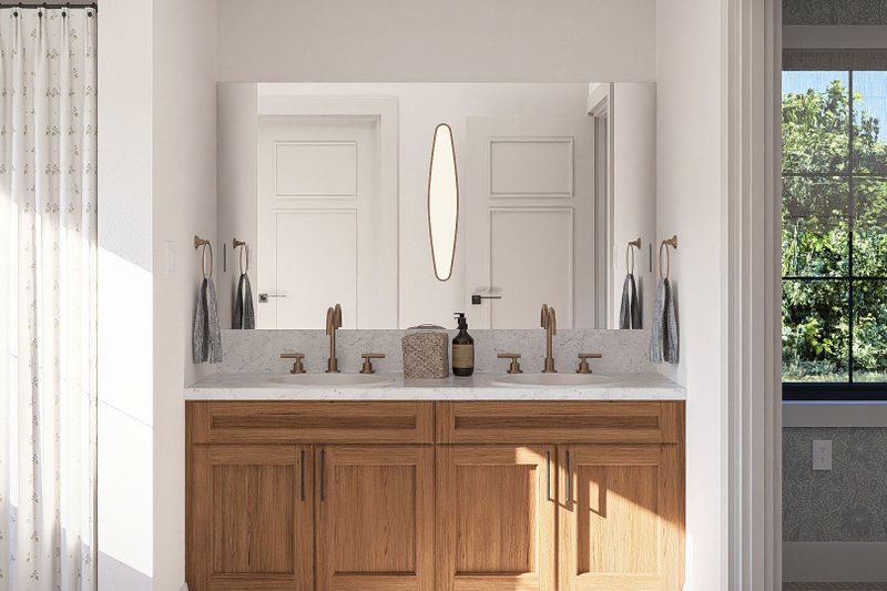 House Blueprint - Interior - Master Bathroom for Traditional House Plan #455-786 - 3 bed, 2.5 bath