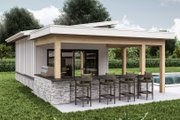 Modern Style House Plan - 0 Beds 0 Baths 280 Sq/Ft Plan #455-460 