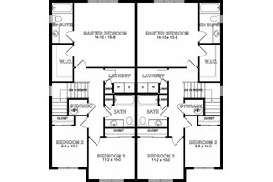 Craftsman Style House Plan - 5 Beds 3.5 Baths 2255 Sq/Ft Plan #126-197 ...