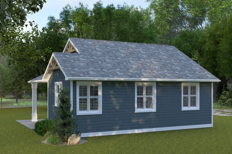 House Plan Design - Exterior - Other Elevation for Craftsman House Plan #1060-333 - 2 bed, 1 bath
