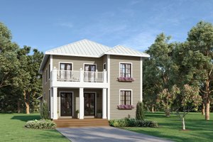 Traditional Exterior - Front Elevation Plan #44-215