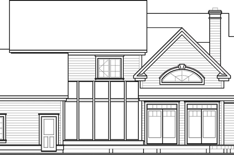 Dream House Plan - Exterior - Other Elevation for Country House Plan #23-234 - 4 bed, 3.5 bath