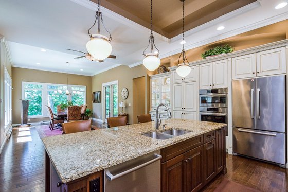 Interior - Kitchen for Ranch House Plan #70-1502 - 5 bed, 3.5 bath