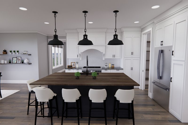 Home Plan - Interior - Kitchen for Farmhouse House Plan #51-1246 - 3 bed, 2 bath