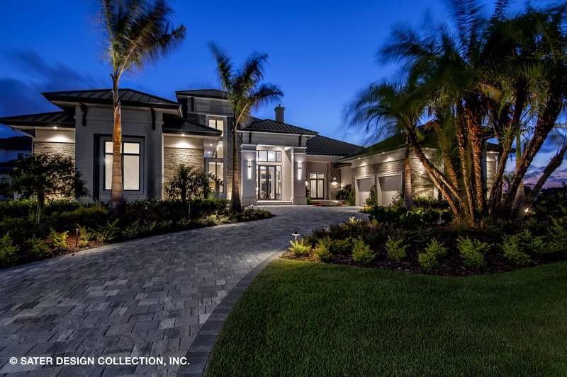 Architectural House Design - Exterior - Other Elevation 3 for Contemporary House Plan #930-513 - 5 bed, 5.5 bath