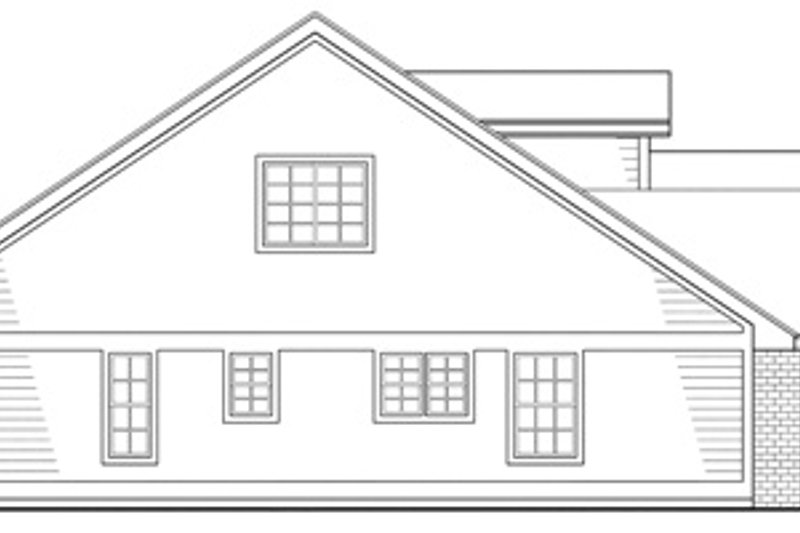 Home Plan - Exterior - Other Elevation for Traditional House Plan #124-403 - 3 bed, 2.5 bath