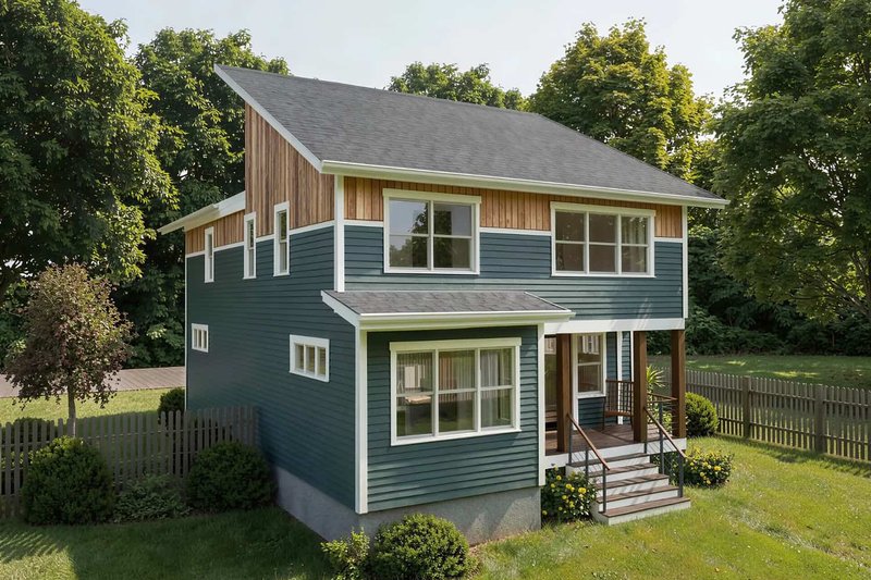 Architectural House Design - Exterior - Other Elevation for Modern House Plan #79-351 - 3 bed, 2.5 bath