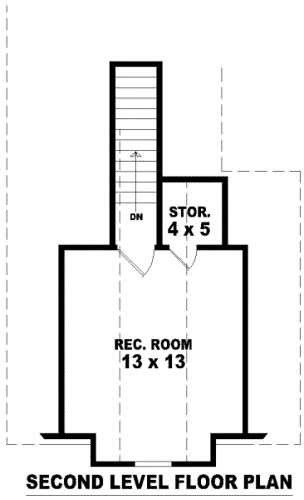 European Floor Plan - Upper Floor Plan #81-867
