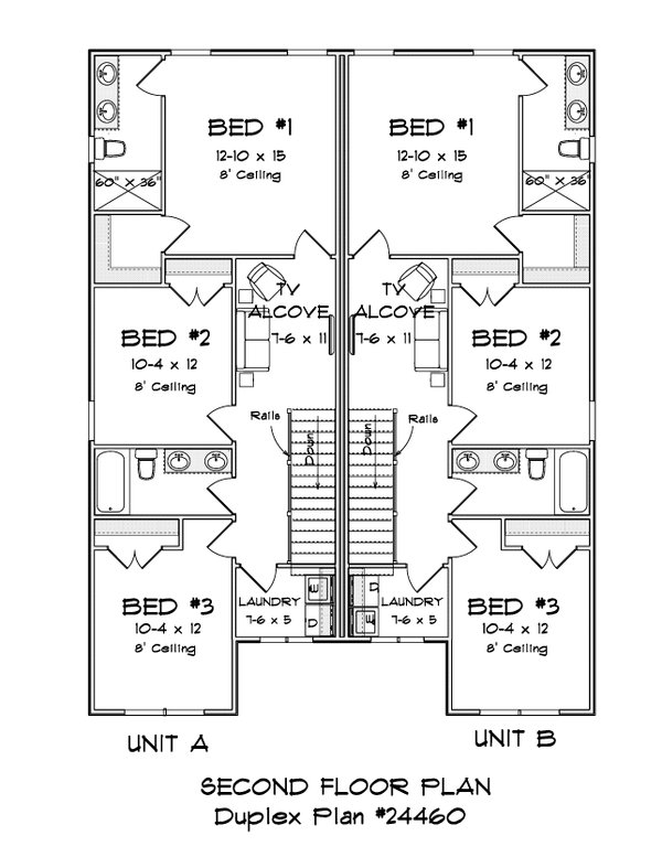 Cottage Floor Plan - Upper Floor Plan #513-2253