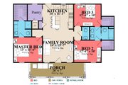 Farmhouse Style House Plan - 3 Beds 2.5 Baths 1207 Sq/Ft Plan #63-419 