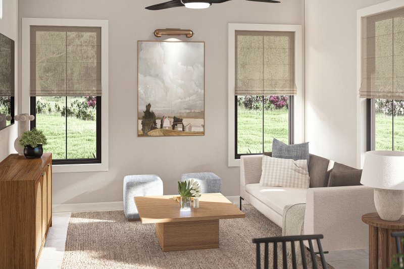 Architectural House Design - Interior - Family Room for Modern House Plan #455-431 - 1 bed, 1 bath