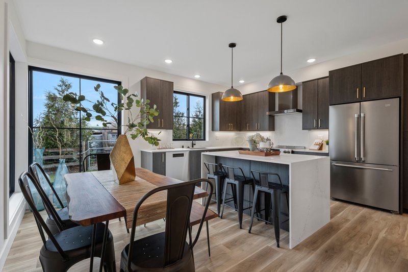 Architectural House Design - Interior - Dining Room for Contemporary House Plan #1070-244 - 3 bed, 2.5 bath