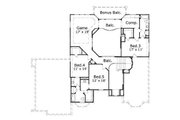 European Style House Plan - 5 Beds 4 Baths 4233 Sq/Ft Plan #411-587 