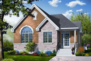 Traditional Exterior - Front Elevation Plan #23-796