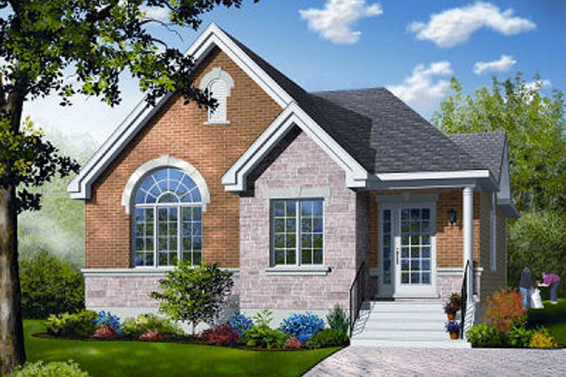 Dream House Plan - Traditional Exterior - Front Elevation Plan #23-796