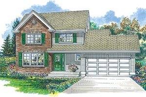 Traditional Exterior - Front Elevation Plan #47-349