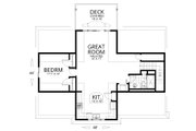 Barndominium Style House Plan - 1 Beds 1 Baths 1024 Sq/Ft Plan #112-177 