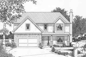 Traditional Exterior - Front Elevation Plan #6-144