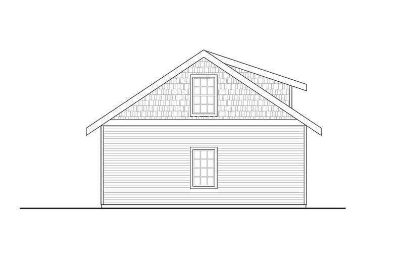 Architectural House Design - Exterior - Other Elevation 1 for Cottage House Plan #124-1323, 0 bath