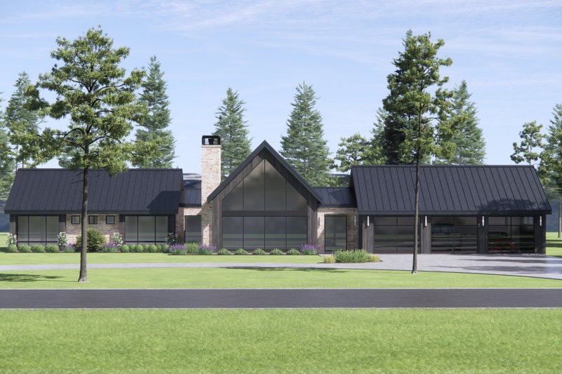 Home Plan - Modern Exterior - Front Elevation Plan #1096-48