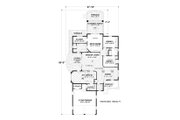 Craftsman Style House Plan - 3 Beds 2.5 Baths 1806 Sq/Ft Plan #56-709 