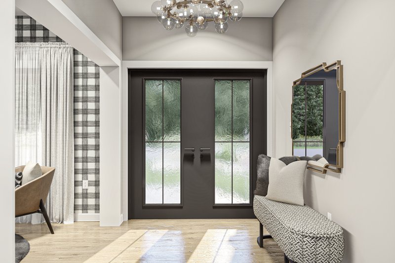 Home Plan - Interior - Entry for Modern House Plan #455-526 - 3 bed, 2 bath