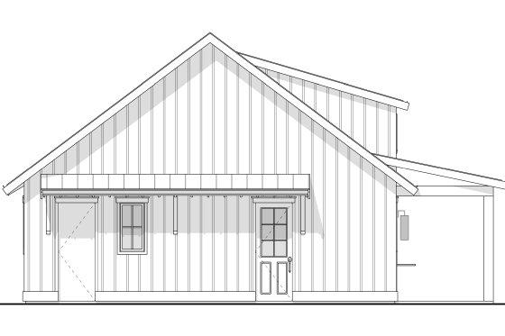Exterior - Other Elevation for Farmhouse House Plan #1114-105 - 2 bed, 1 bath