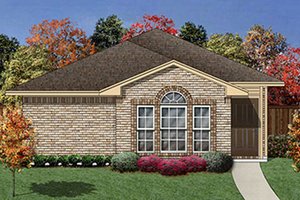 Traditional Exterior - Front Elevation Plan #84-295