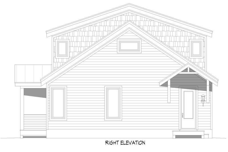 Home Plan - Exterior - Other Elevation 1 for Country House Plan #932-1450 - 3 bed, 2.5 bath