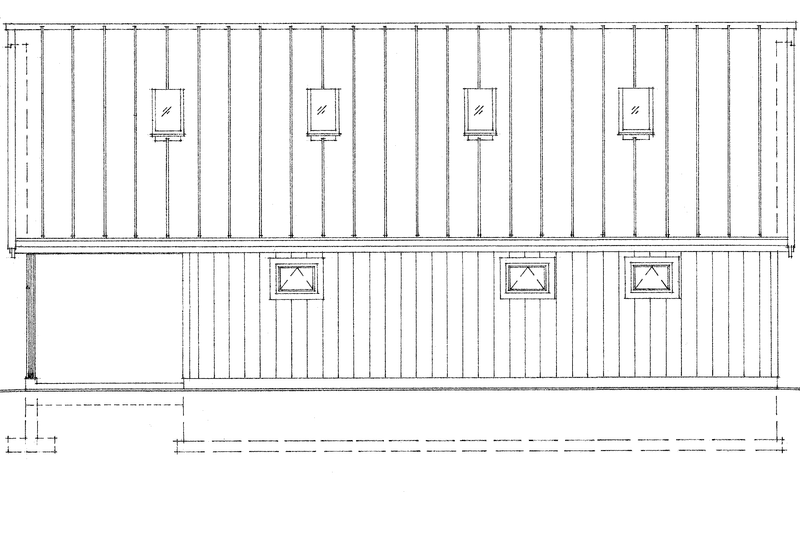 Home Plan - Exterior - Other Elevation for Traditional House Plan #118-180, 0.5 bath