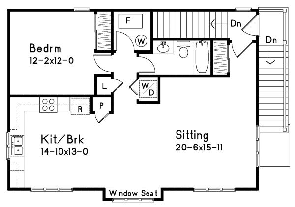 House Design - Traditional Floor Plan - Upper Floor Plan #22-402