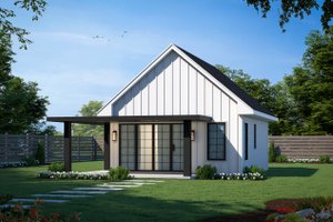 House Design - Modern Exterior - Front Elevation Plan #20-2536