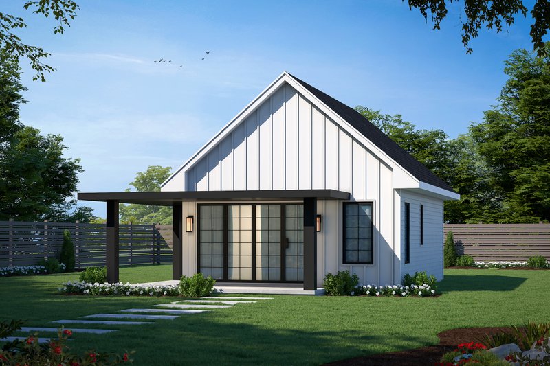 Architectural House Design - Modern Exterior - Front Elevation Plan #20-2536