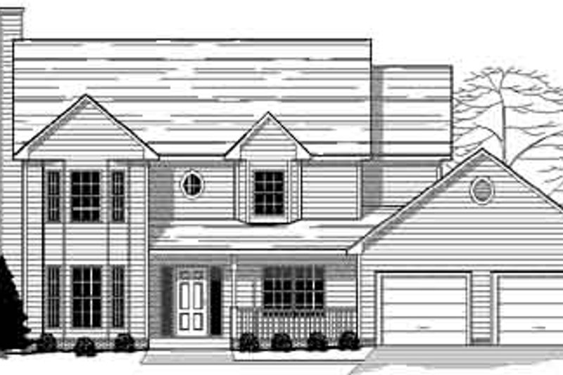 Traditional Style House Plan - 4 Beds 2.5 Baths 2300 Sq/Ft Plan #123-101
