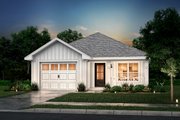 Cottage Style House Plan - 3 Beds 2 Baths 1250 Sq/Ft Plan #430-39 