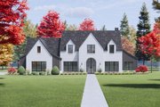 Tudor Style House Plan - 4 Beds 4.5 Baths 3608 Sq/Ft Plan #1096-41 