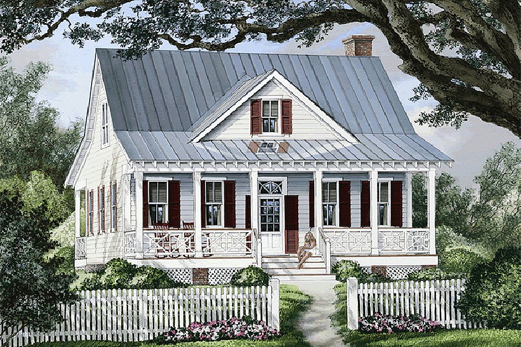 Country Style House Plan - 3 Beds 2.5 Baths 1738 Sq/Ft Plan #137-262
