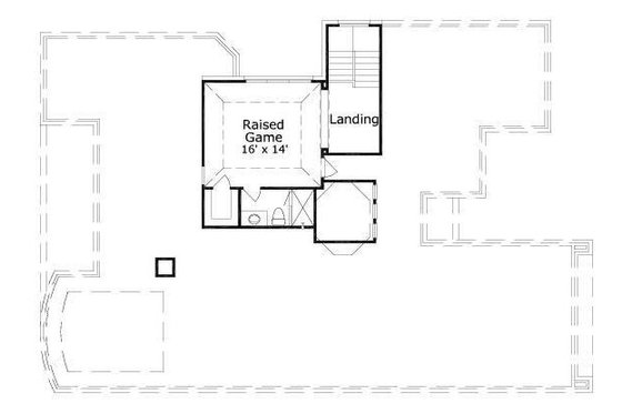 Floor Plan - Upper Floor for European House Plan #411-718 - 3 bed, 3.5 bath