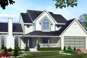 Exterior - Other Elevation for Country House Plan #312-451 - 3 bed, 2.5 bath