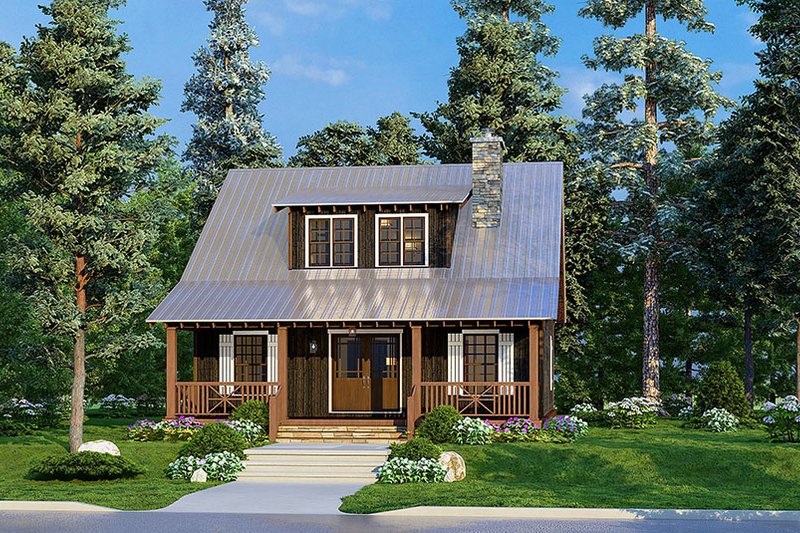 Architectural House Design - Country Exterior - Front Elevation Plan #923-219