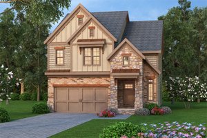 Traditional Exterior - Front Elevation Plan #419-255