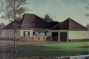 Traditional Exterior - Front Elevation Plan #15-127