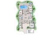 Contemporary Style House Plan - 3 Beds 3 Baths 3683 Sq/Ft Plan #27-572 