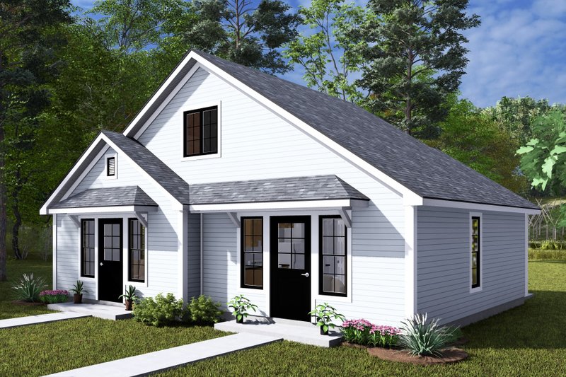 Dream House Plan - Exterior - Other Elevation for Cottage House Plan #513-2272 - 1 bed, 1 bath