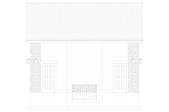 Exterior - Other Elevation 2 for Country House Plan #1060-90, 0 bath